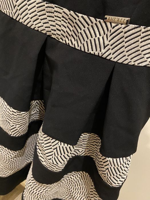 Czarno złota sukienka