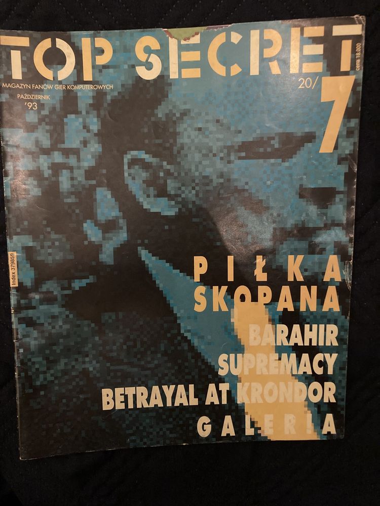 Top Secret - magazyn - gry PC 1993