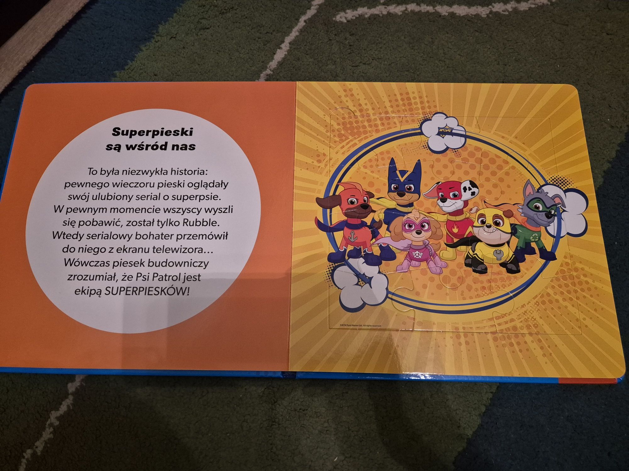 Książeczka z puzzlami Psi Patrol