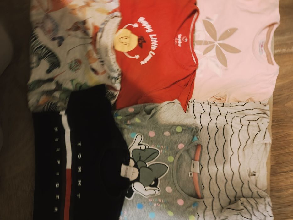 Koszulki dł i krótki rękaw dziewczęce