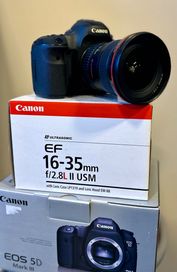 Canon 5D mark III + 16-38/2,8 L II usm