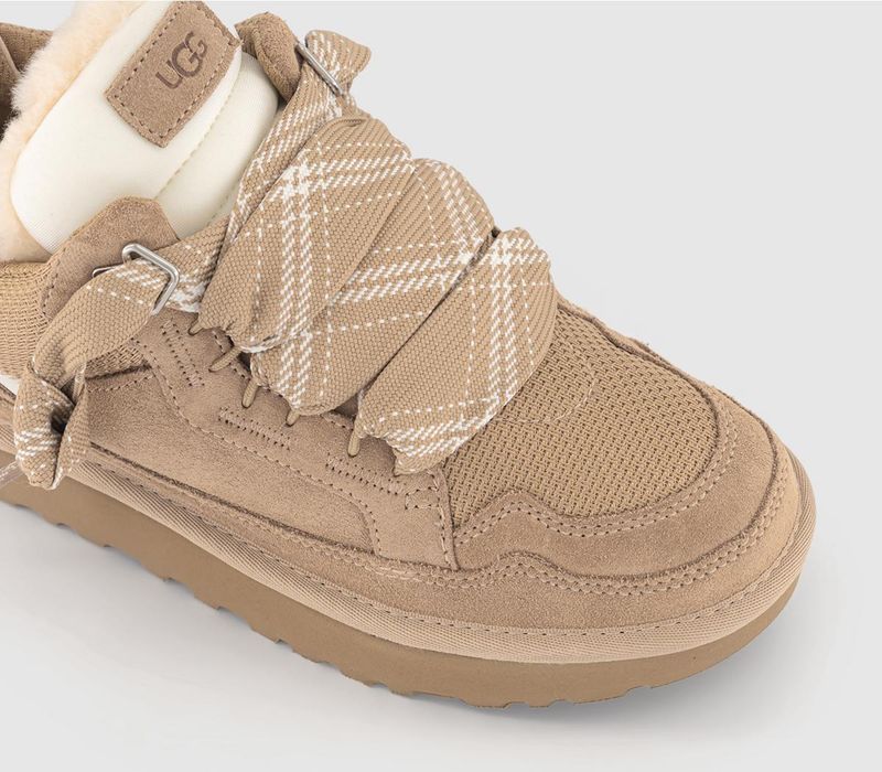 Оригінал UGG lowmel sneakers sand уггі кросівки пісочні бежеві