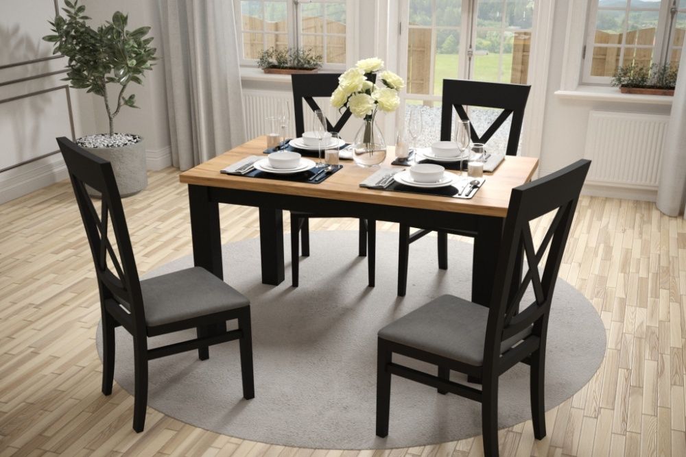 Stół rozkładany MARS 140(190)/80cm dąb Lancelot