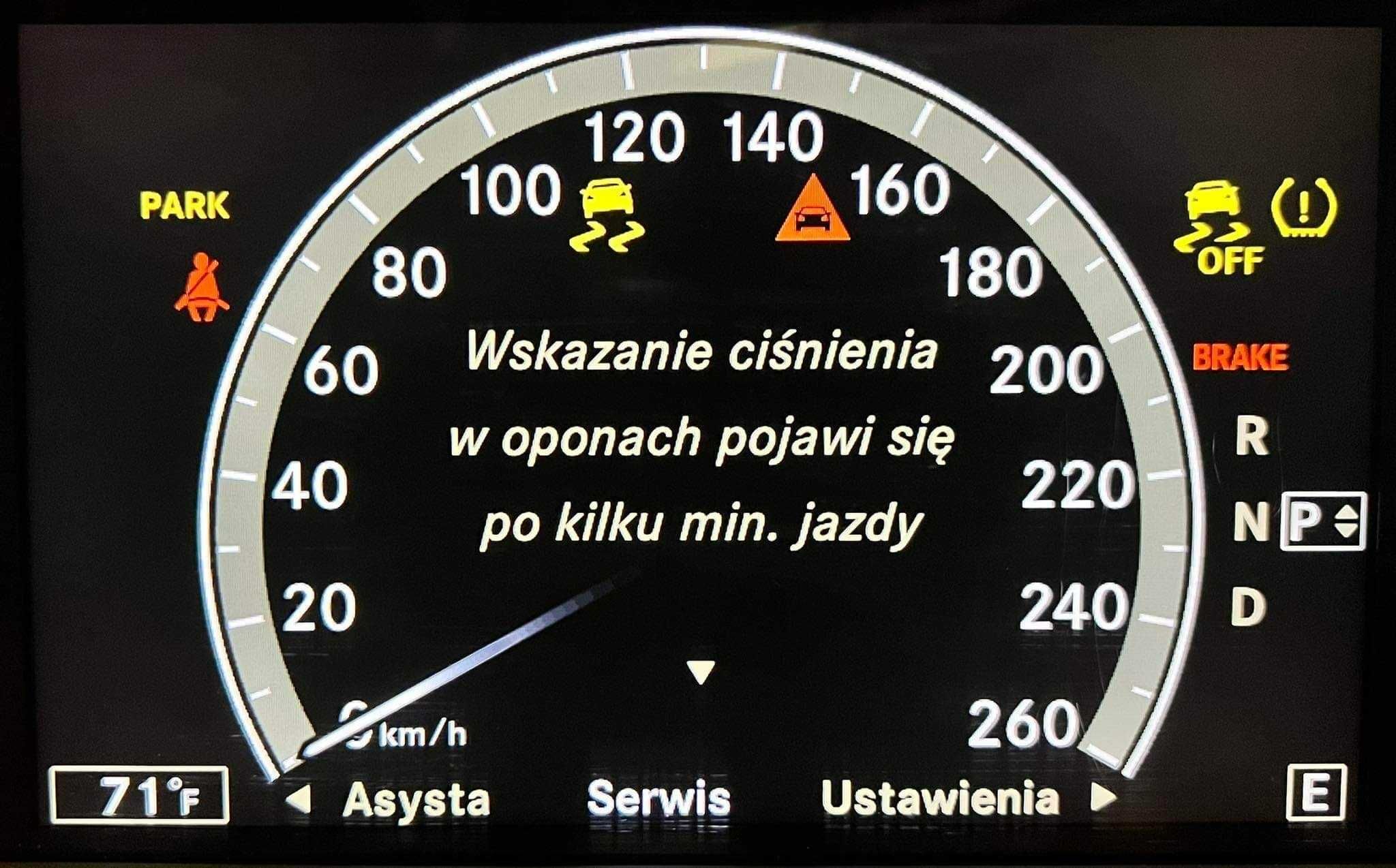 Język Polski w liczniku Mercedes S klasa W221 CL W216 E klasa W212
