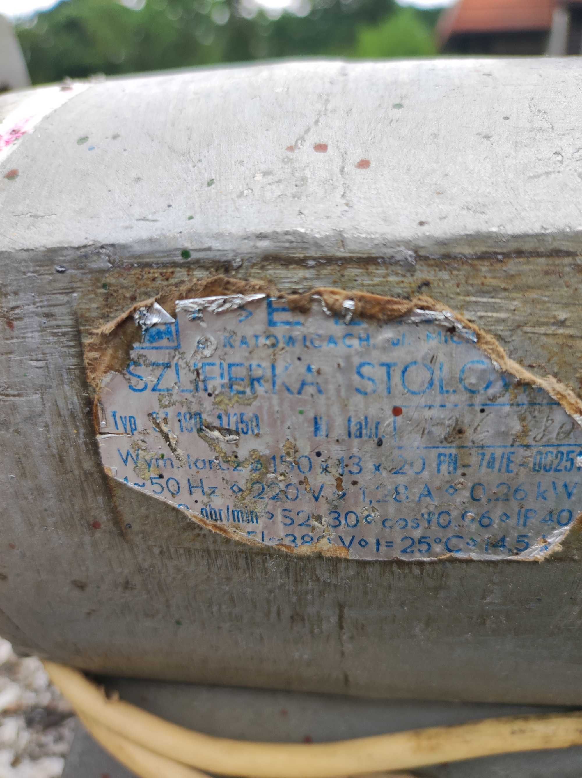 Szlifierka stołowa ELNA typ. SZ 180-1/150