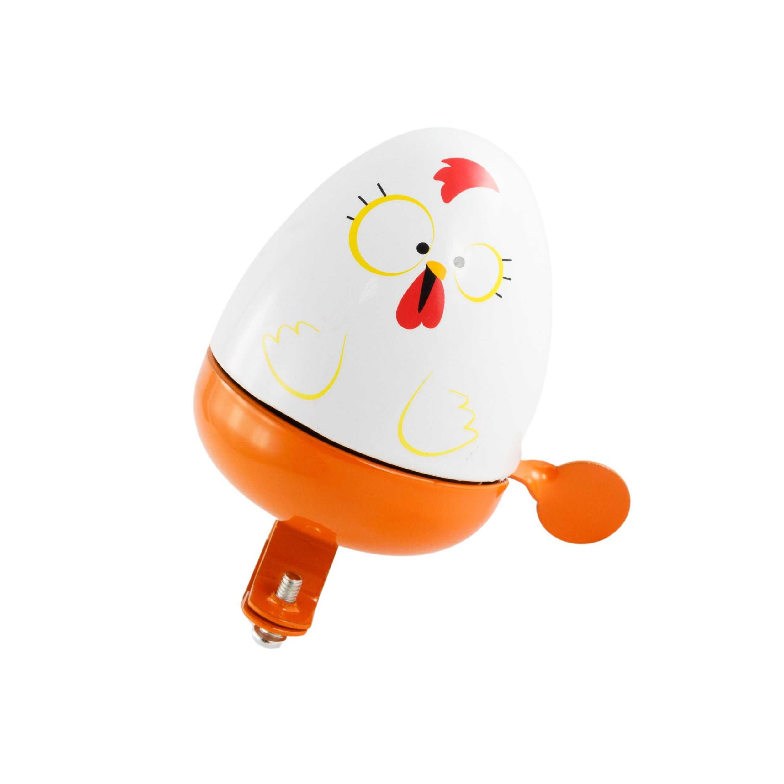 dzwonek rowerowy dziecięcy EGG, 60 mm kurczak, lew