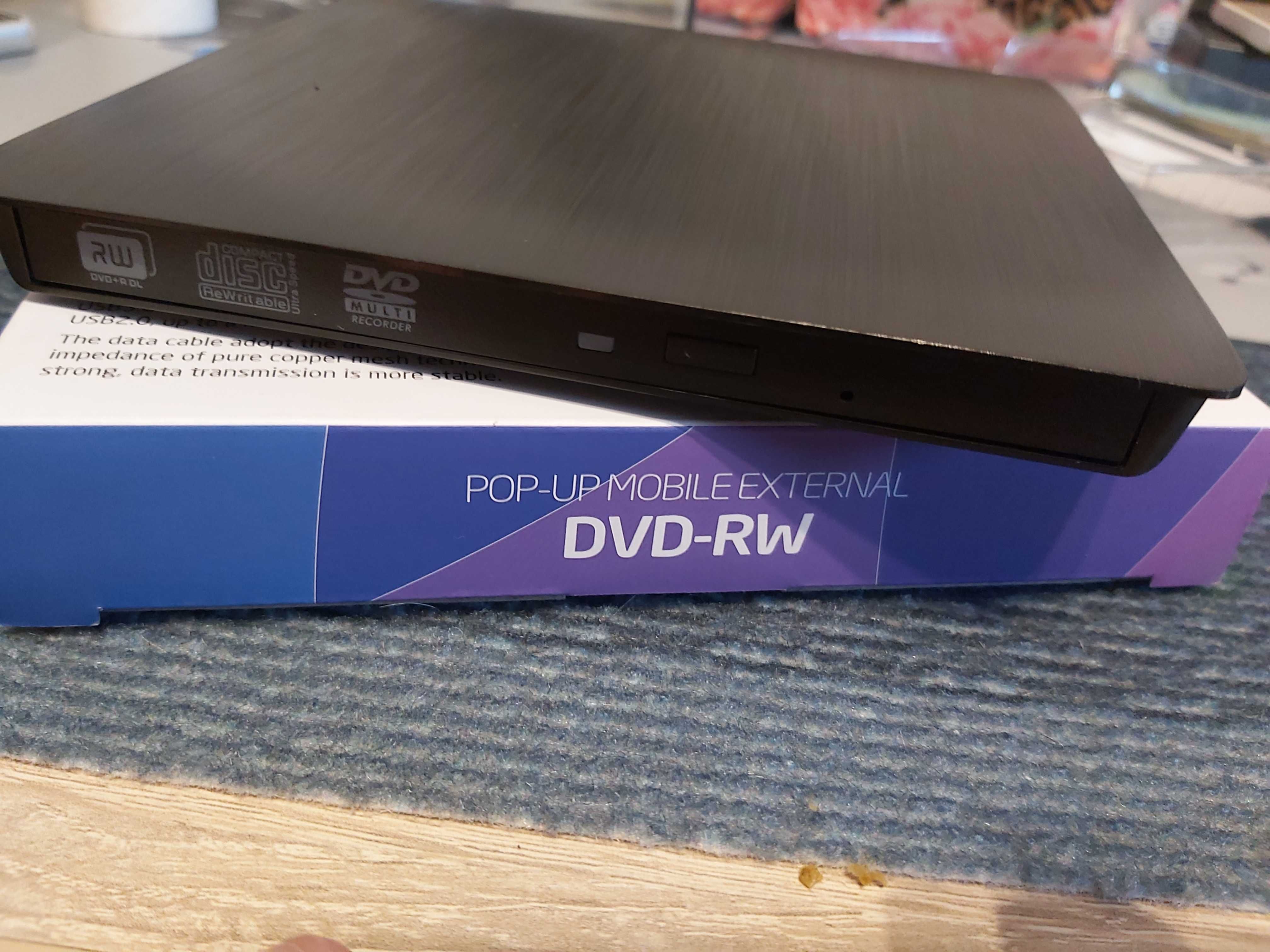 Nagrywarka DVD -RV CD-ROM zewnętrzna ultra slim usb 3.0 box model nowy