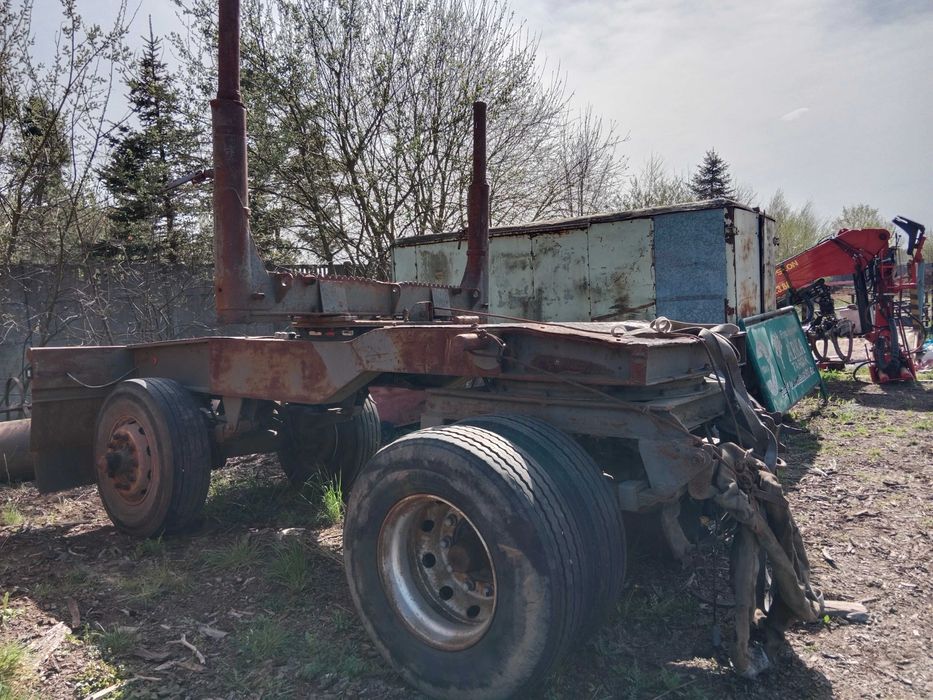 Przyczepa do dłużycy Glogger She20 + ława na siodło / fVAT