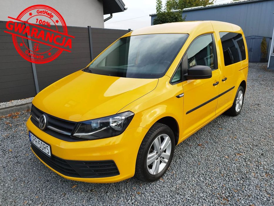 Volkswagen Caddy 2.0TDI 150KM Tempomat Hak Serwisowany Nowy rozrząd ROK GWARANCJI
