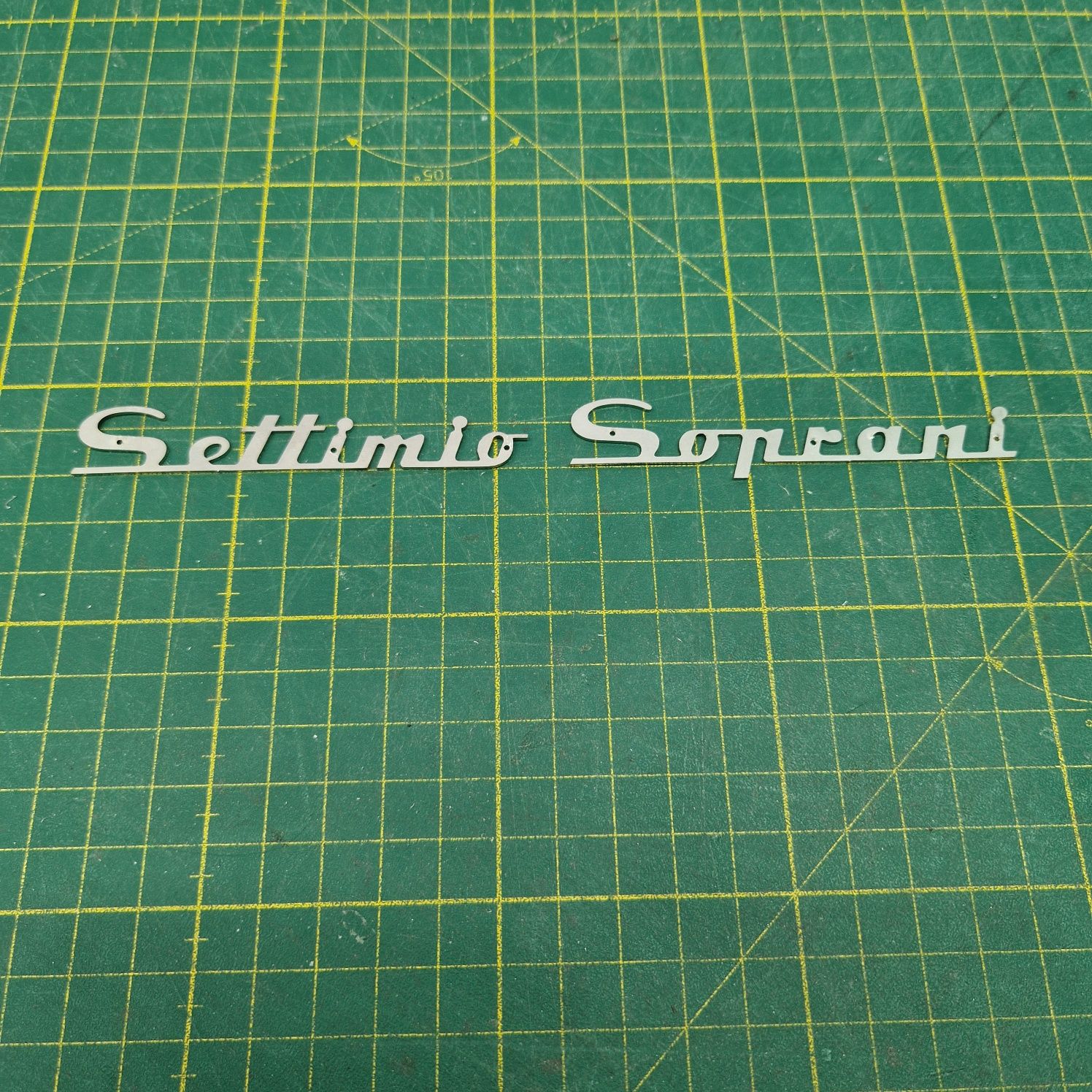 Napis Settimio Soprani do akordeonu