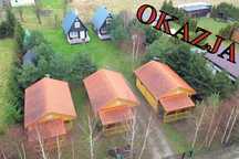 Działka 1414m2*dwa domy piętrowe 70m2*3 domki parterowe 40m2 GRATIS*