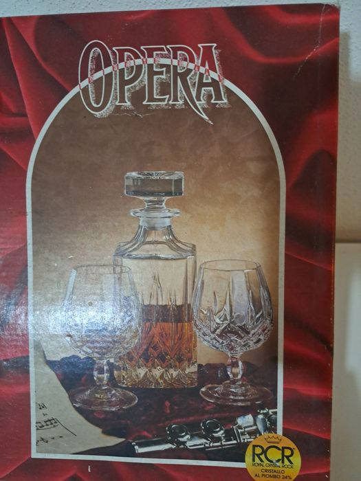 Conjunto whisky em cristal