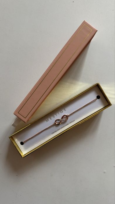 Bransoletka nieskonczonosc swarovski mestige