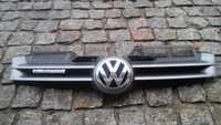 VW Golf 5,V,od 04r,gril,atrapa przód,SZARY=LA7T,oryginał,BLUEMOTION