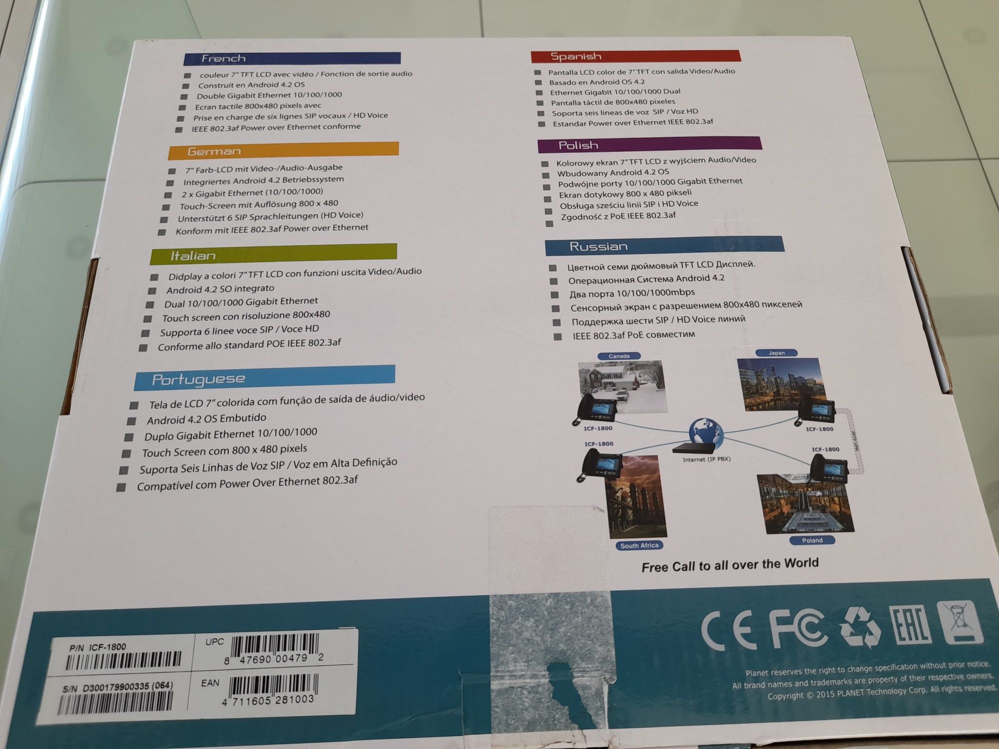 Telefon konferencyjny do firmy Planet ICF-1800