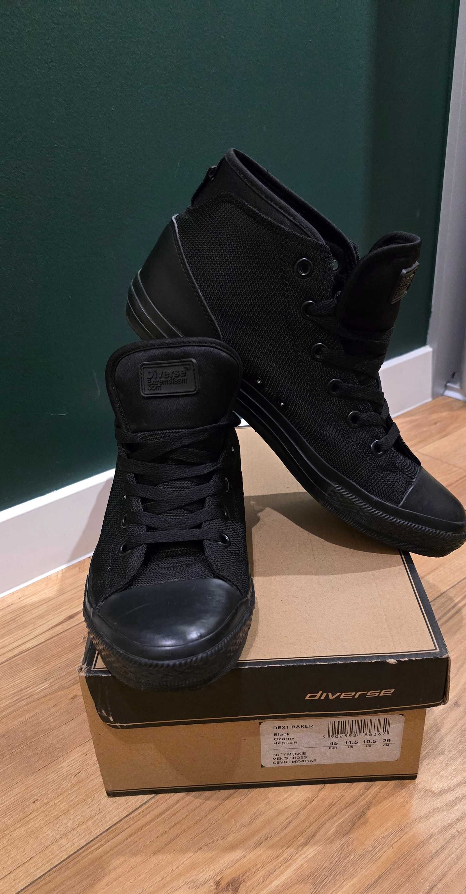 Buty sportowe czarne Divers- męskie 45