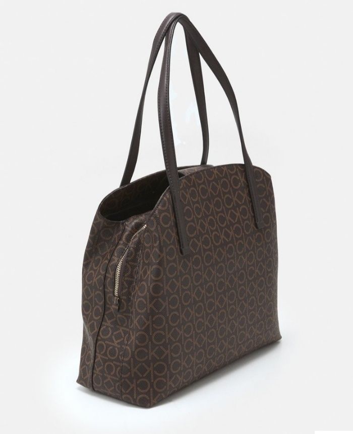 Torebka brąz Celvin Klein must shoulder bag mono