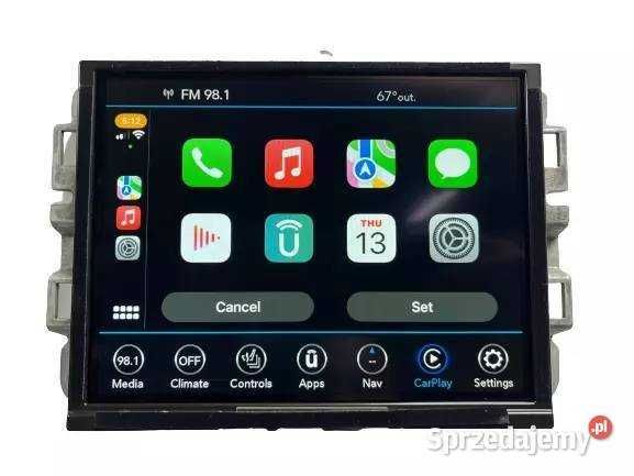 Jeep dodge chrysler uconnect 84 ekran nawigacja carplay android