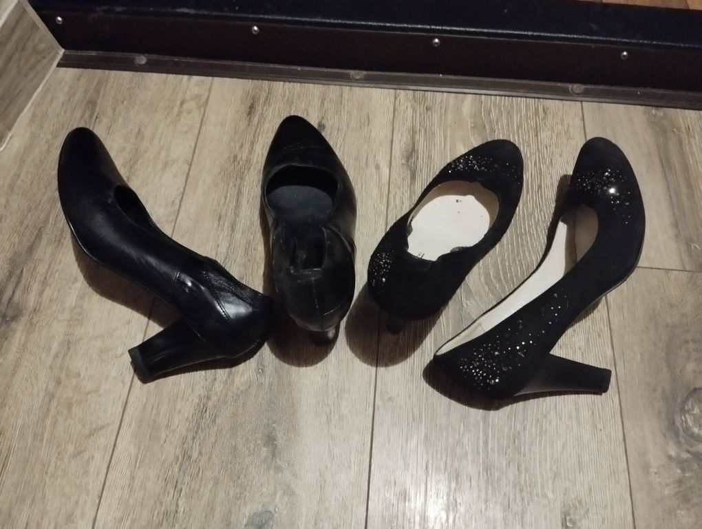 Туфли женские кожаные новые с камнями 38 и 37 размер