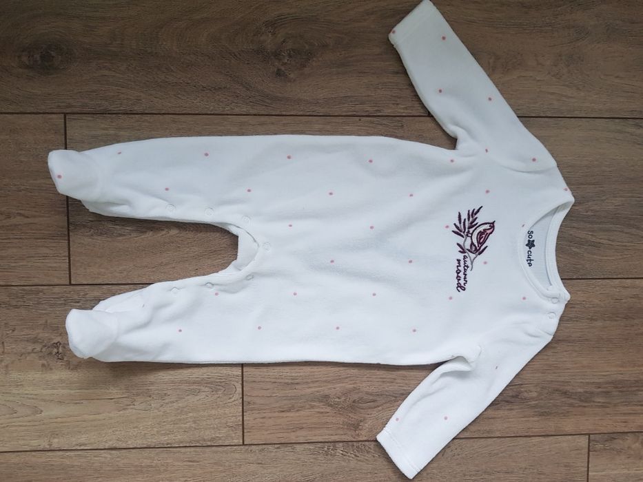 Pajac biały 68 pepco