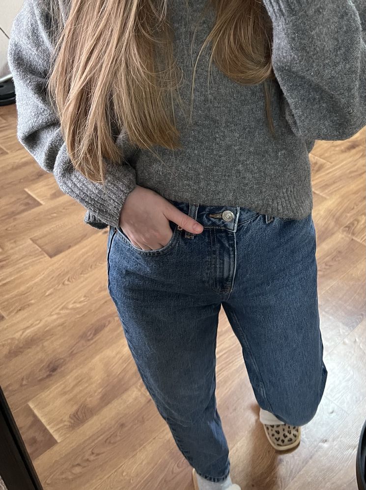 Класичні мом-джинси TOPSHOP zara в ідеальному стані