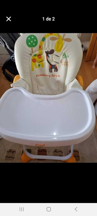 Cadeira da papa reclinavel