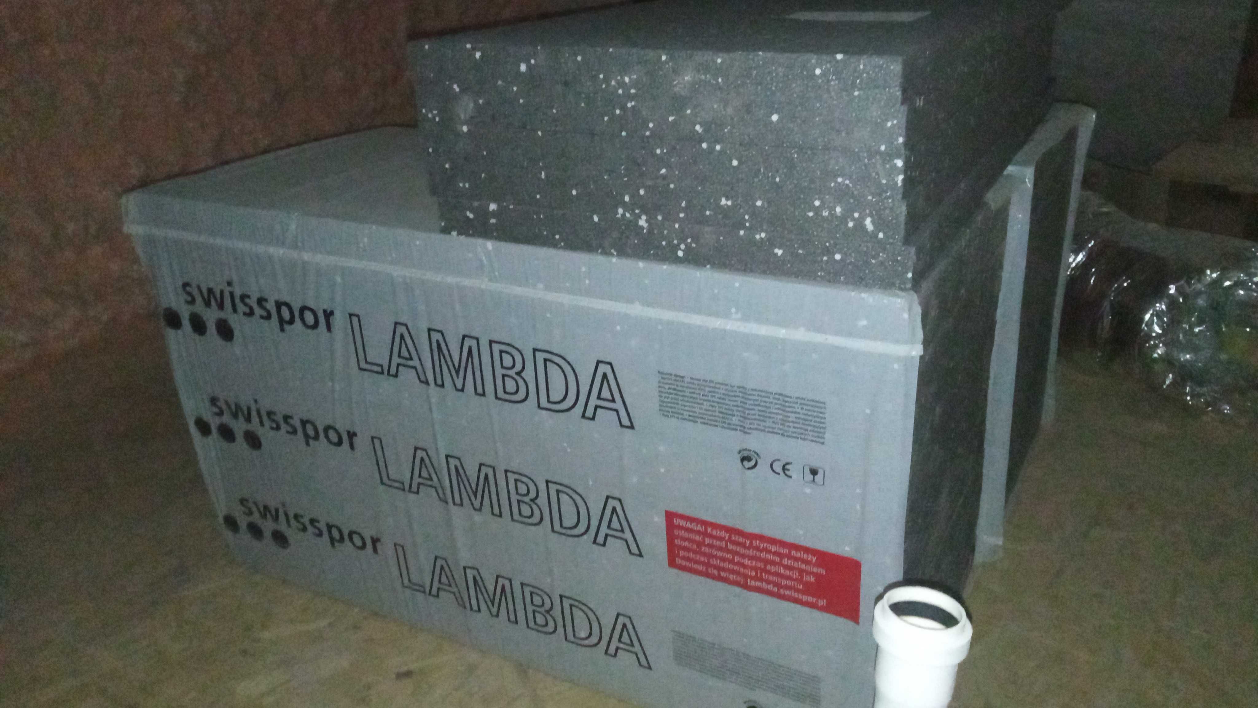 Swisspor lambda 100 dach podłoga grafitowy 0,03 10cm i 4cm