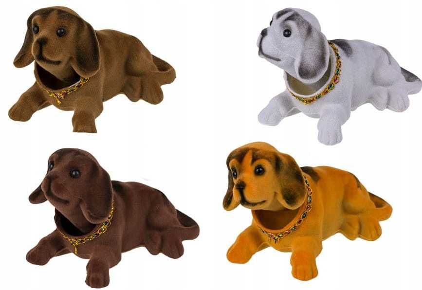 piesek z kiwającą głową