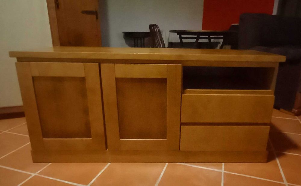 TV and storage cabinet