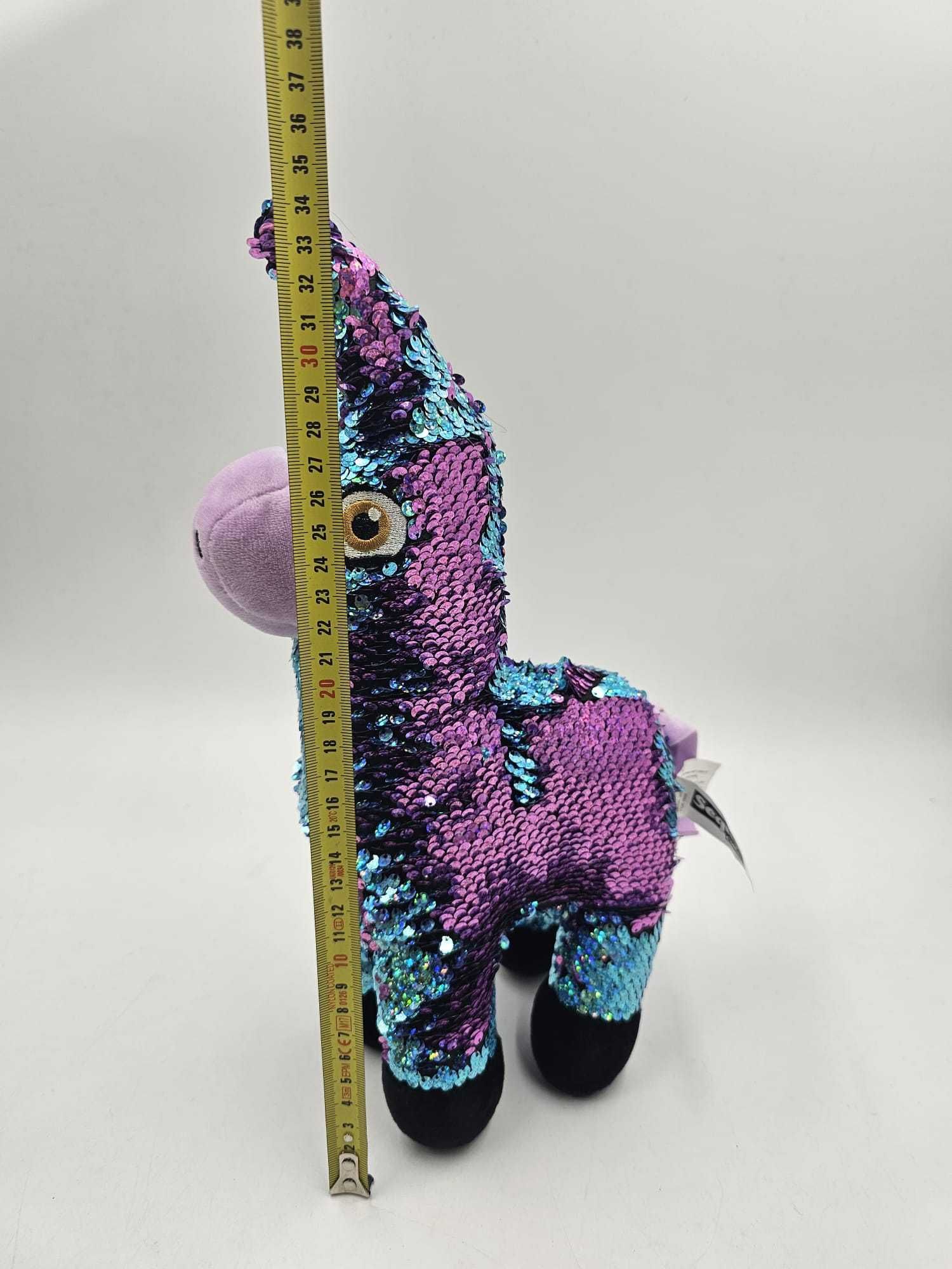 Sequin Collection cekinowa lama maskotka
