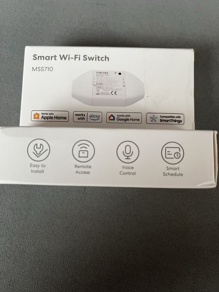 Przełącznik inteligentny uniwersalny Meross MSS710 HK HomeKit WiFi#7