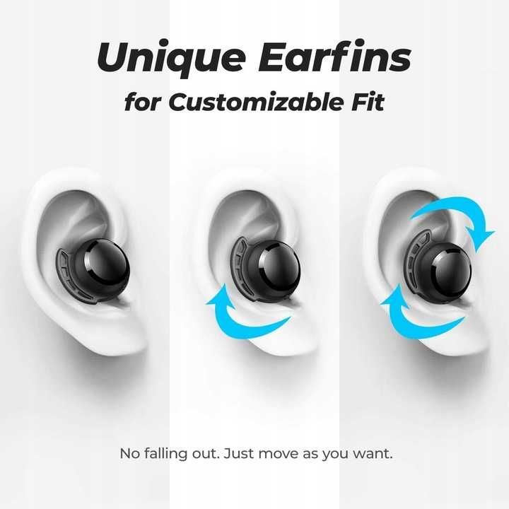 Bezprzewodowy zestaw słuchawkowy Bluetooth 5.0 Tribit FlyBuds 3