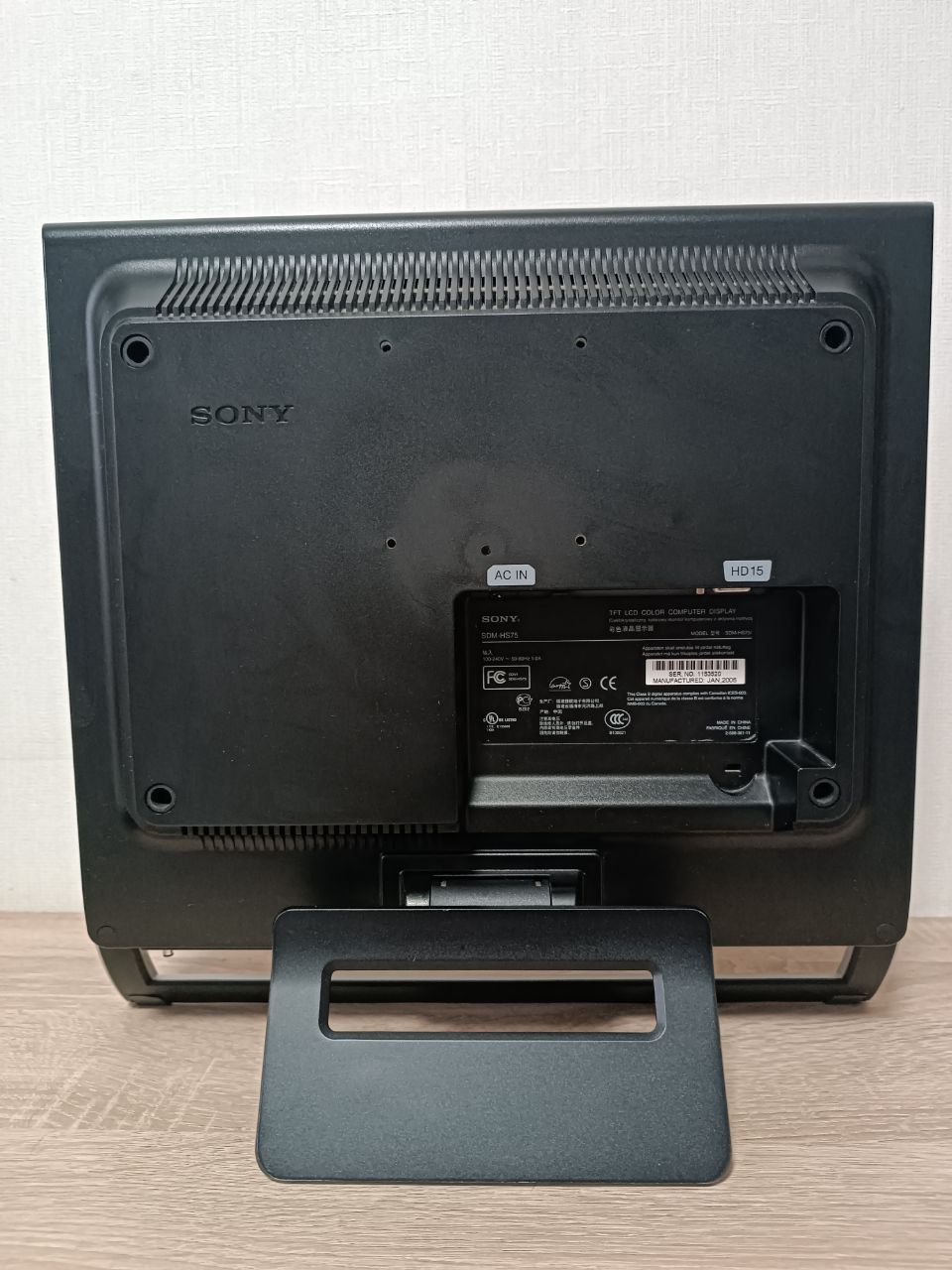 Монітор Sony діагональ 15