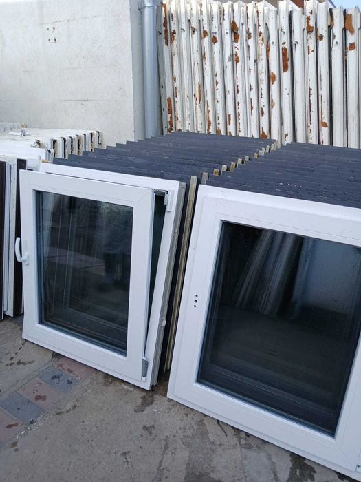 Okna trzyszybowe 78x91 antracyt okno antracytowe DOWÓZ CAŁY KRAJ