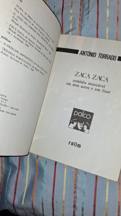 António Torrado Zaca Zaca edições Rolim teatro