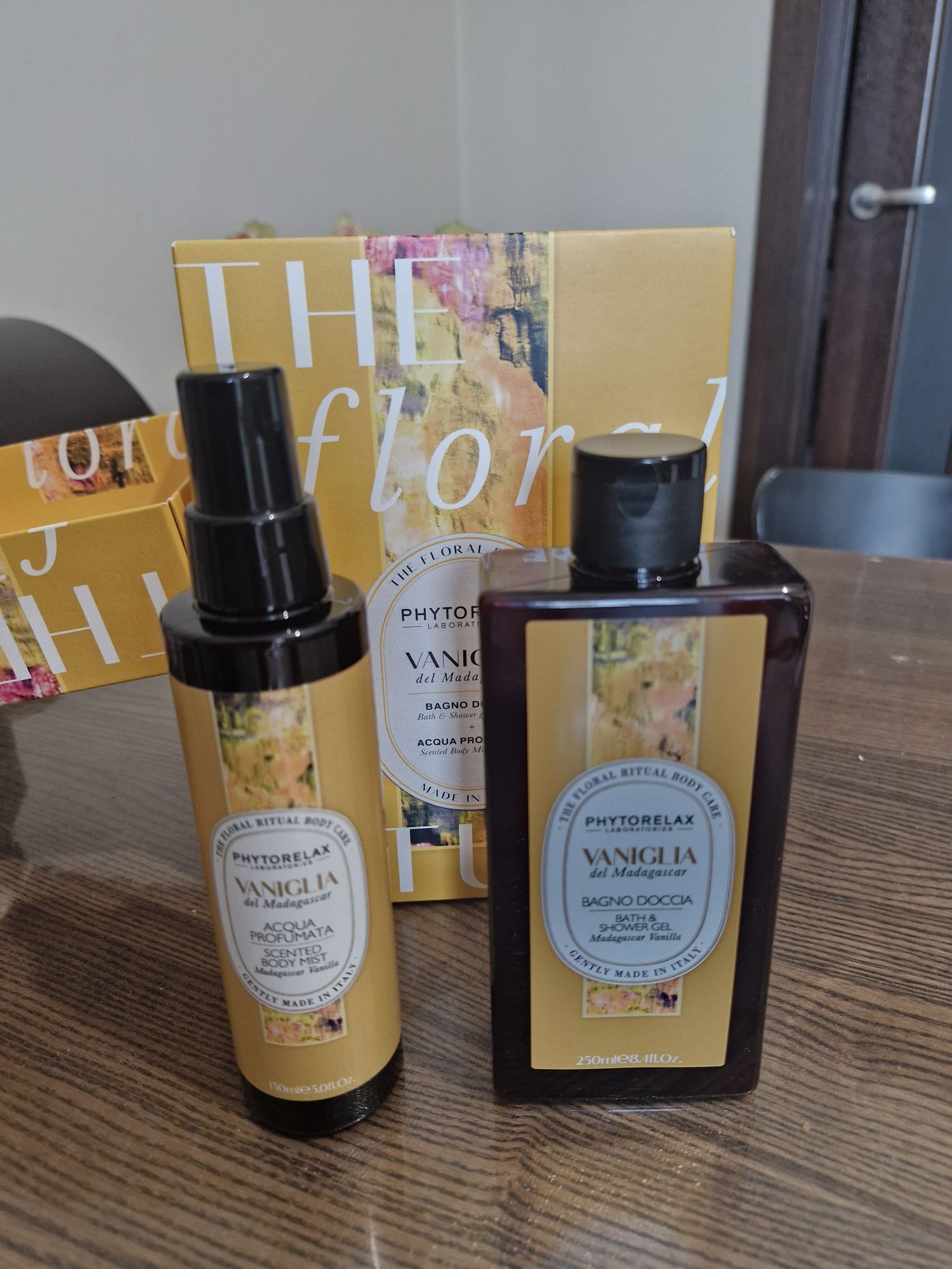 Набір Phytorelax Laboratories Vaniglia Гель 250 мл + спрей тіла 150 мл