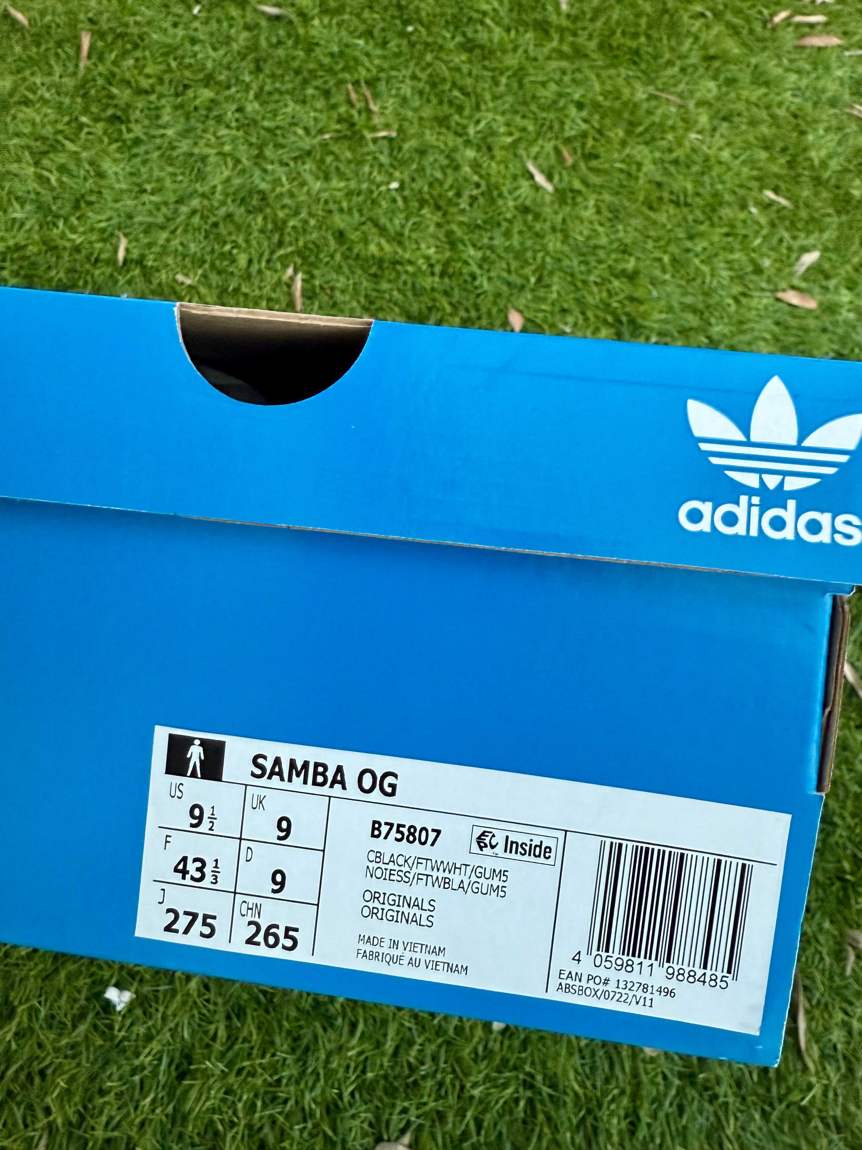 Sapatilhas Adidas Samba OG Black
