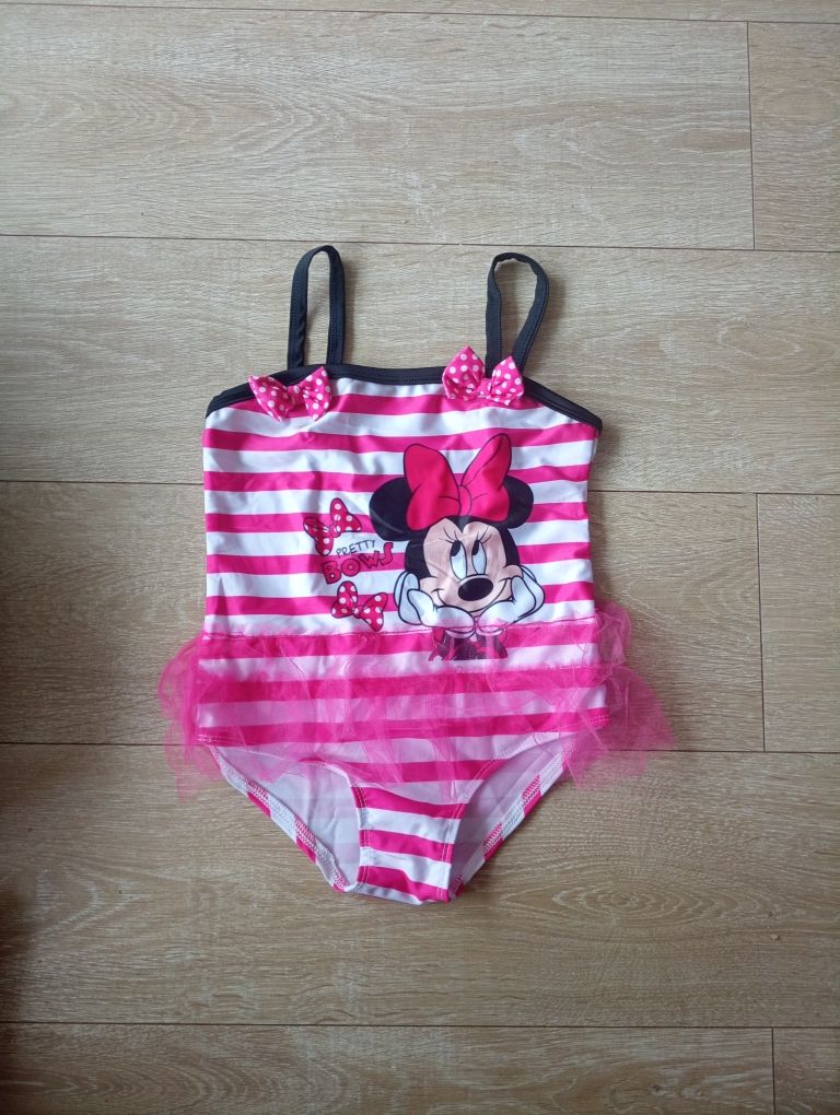 NOWY kostium kąpielowy r. 116 myszka Minnie mouse jednoczęściowy