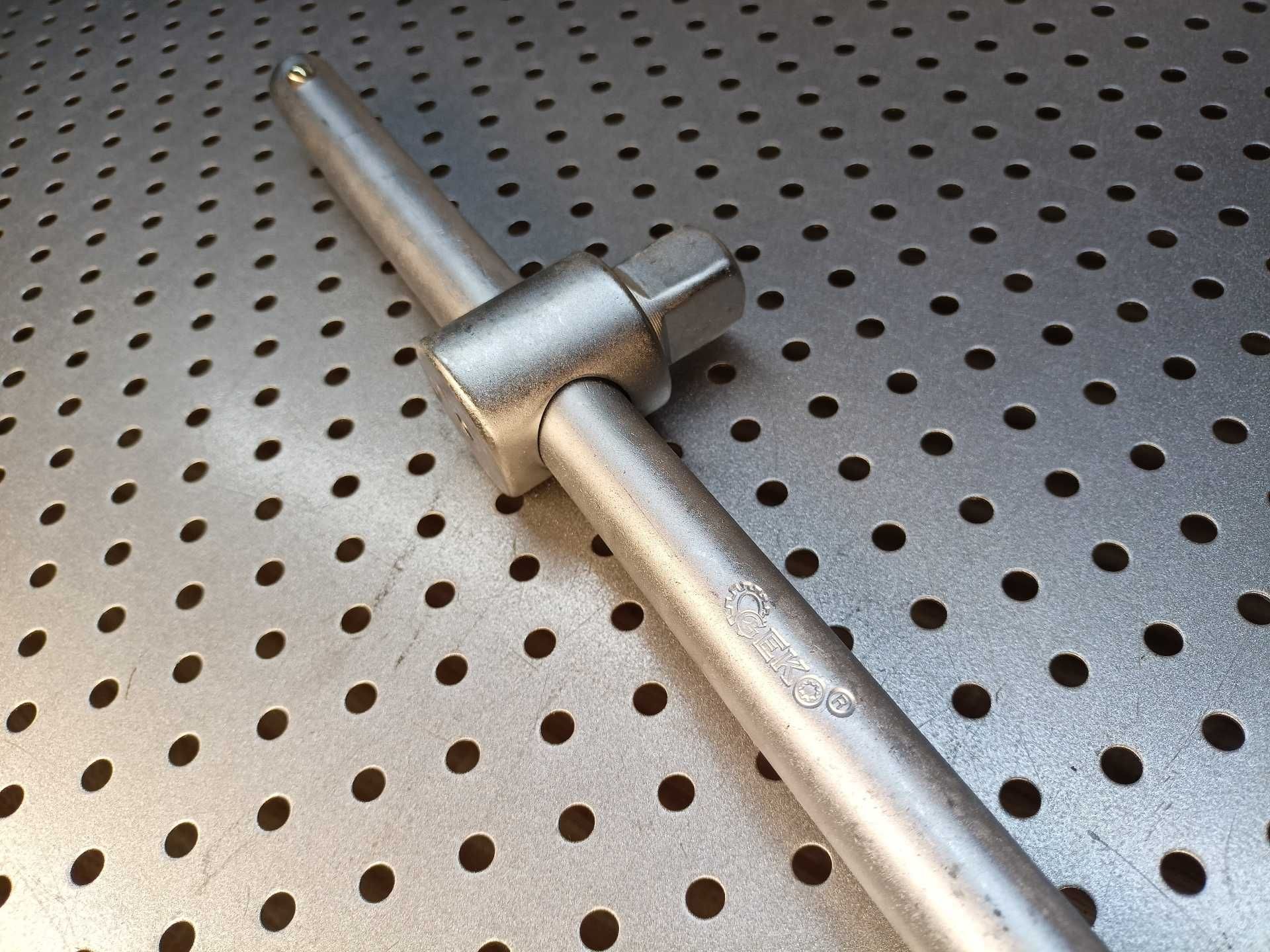 Pokrętło przesuwne typu "T" Cr-V 3/4" 450mm pokrętło 3/4" pokrętło T