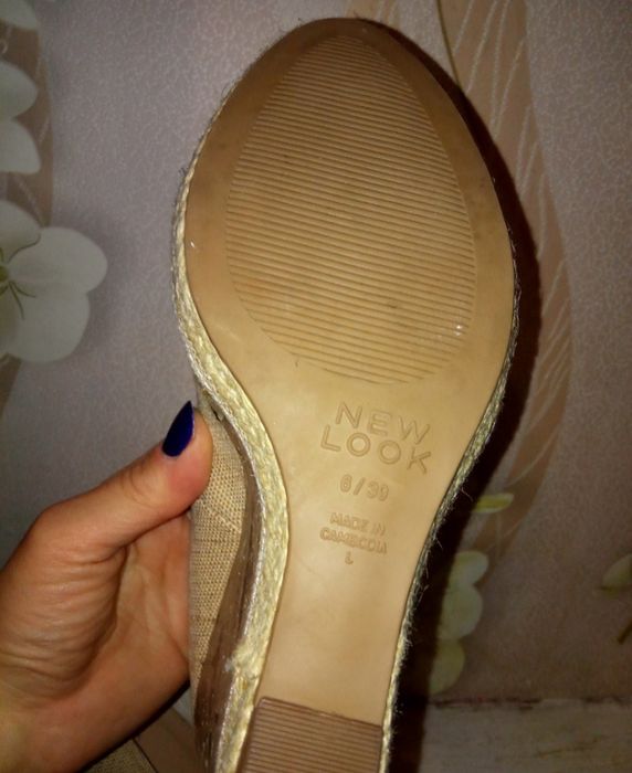 Туфли сабо танкетка 38 р