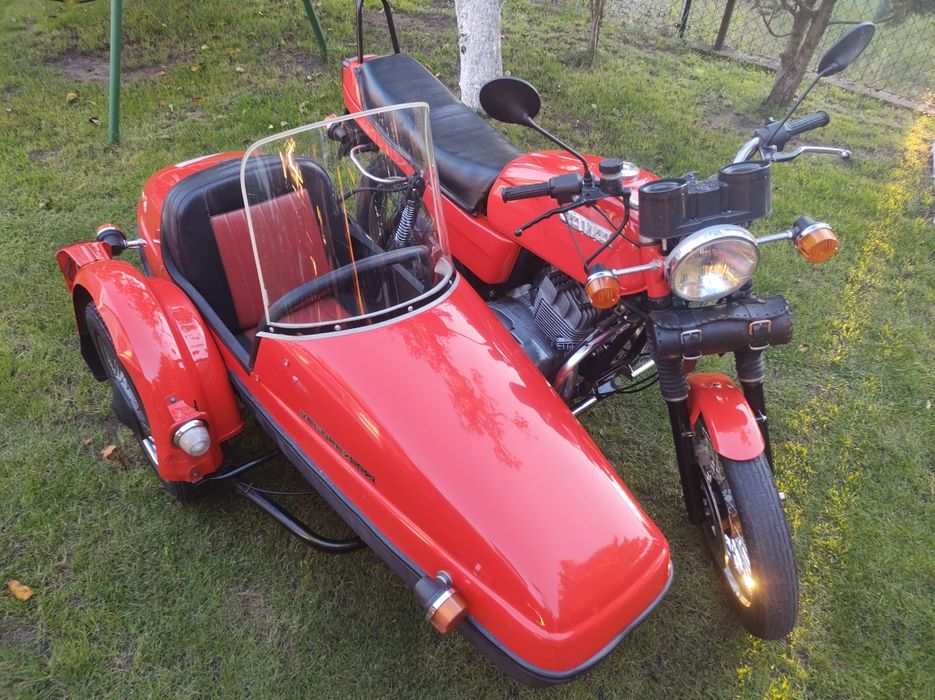 Jawa TS 350 z wózkiem bocznym koszem nie dniepr ural iż cz mz