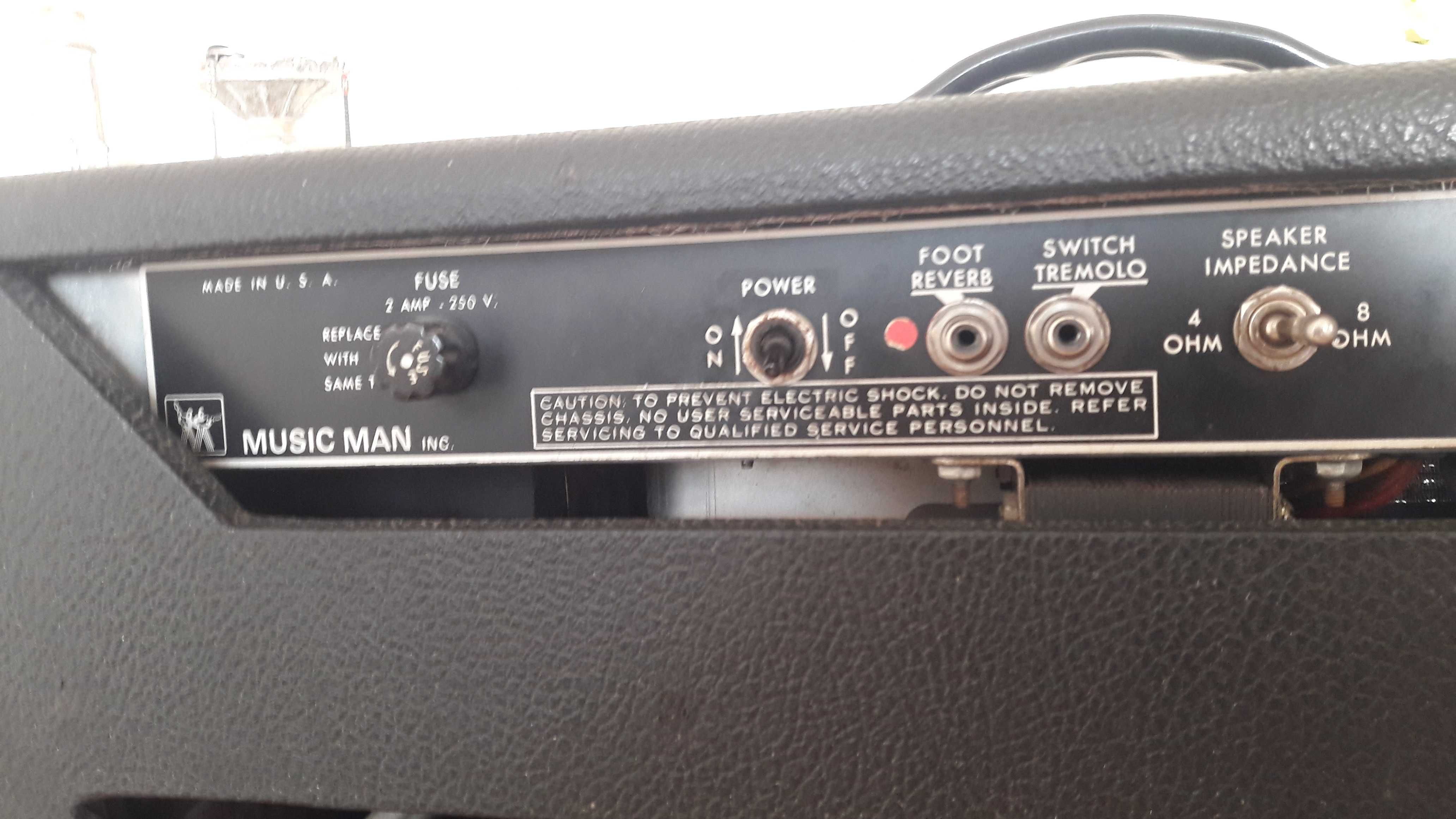 Music Man HD130 reverb