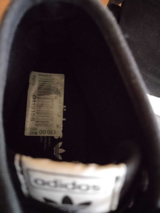 Кеди високі чорні adidas - nizza platform mid розмір 38 устілка 24 см