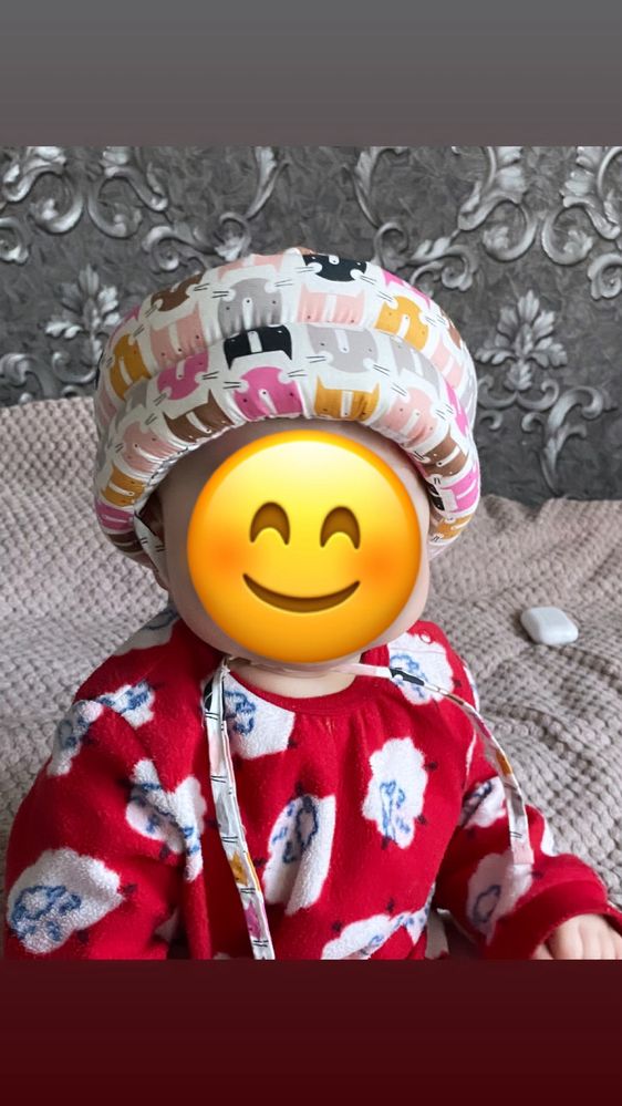 Дитячий м'який протиударний шолом для захисту голови малюка