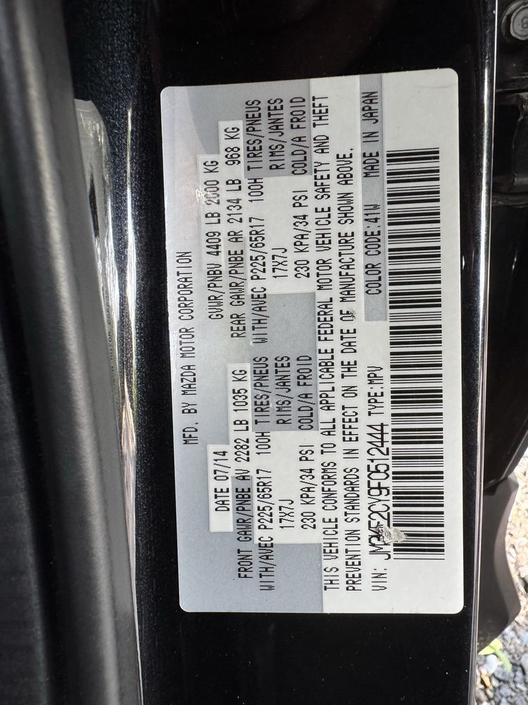 Mazda CX-5 2014 touring