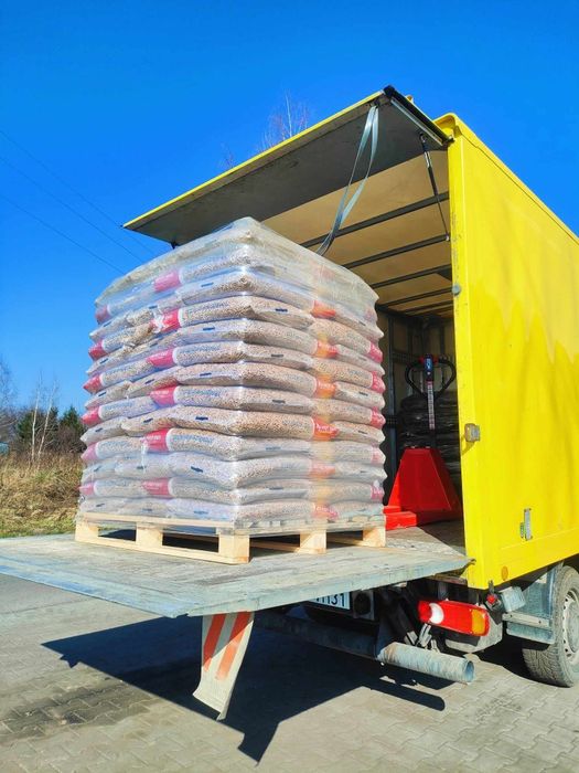 Pelet Drzewny HOLZPELLET Certyfikat A1 BrakSpieków Transport