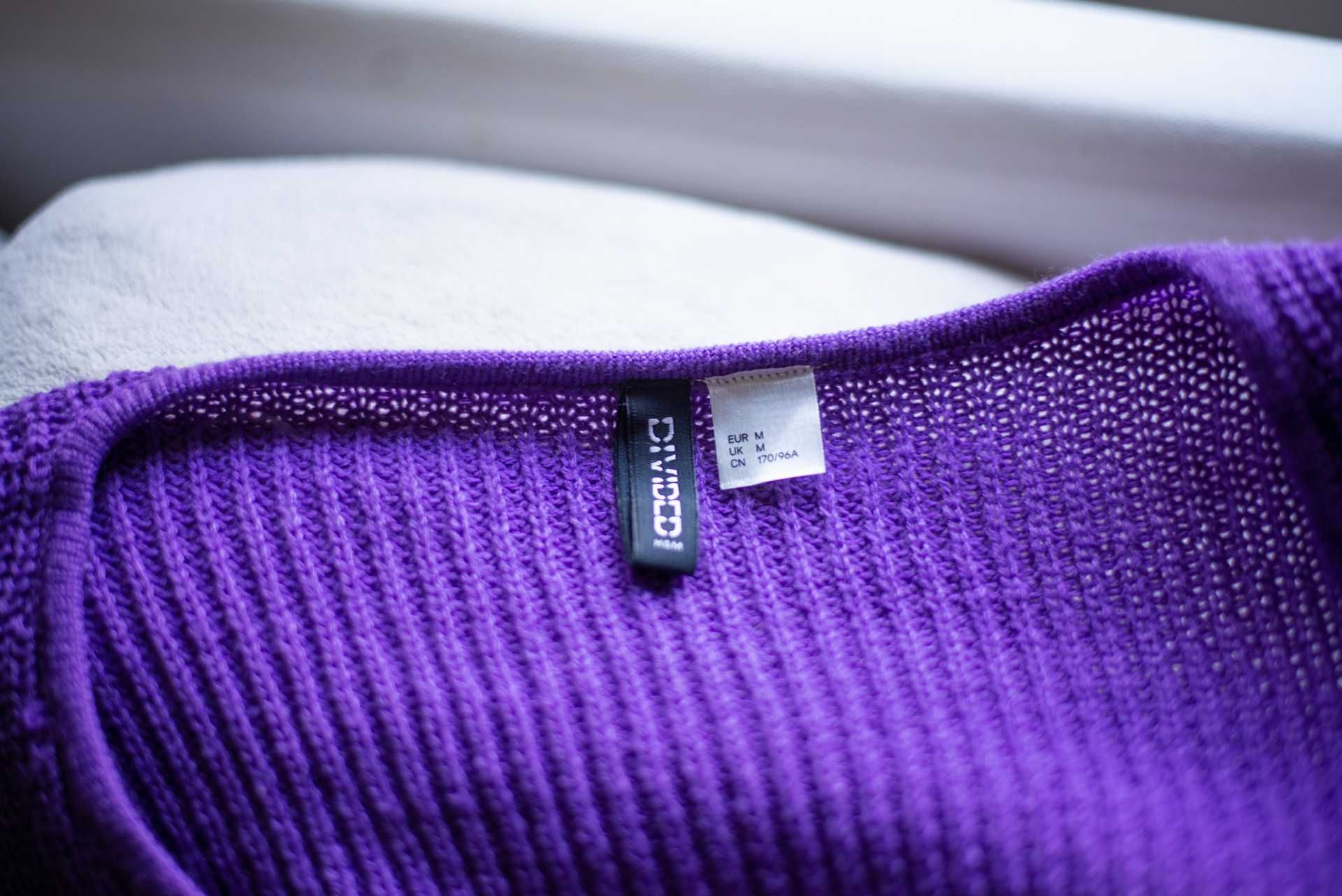 Sweter Divided 38 M 40 L ściągacz crop top