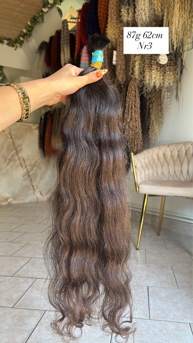 Naturalne Włosy dziewicze