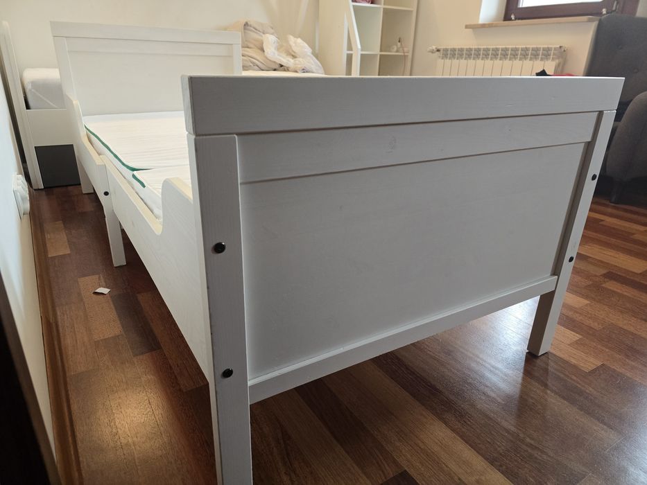 Łóżko IKEA SUNDVIK rośnie z dzieckiem + materac, do 200x80
