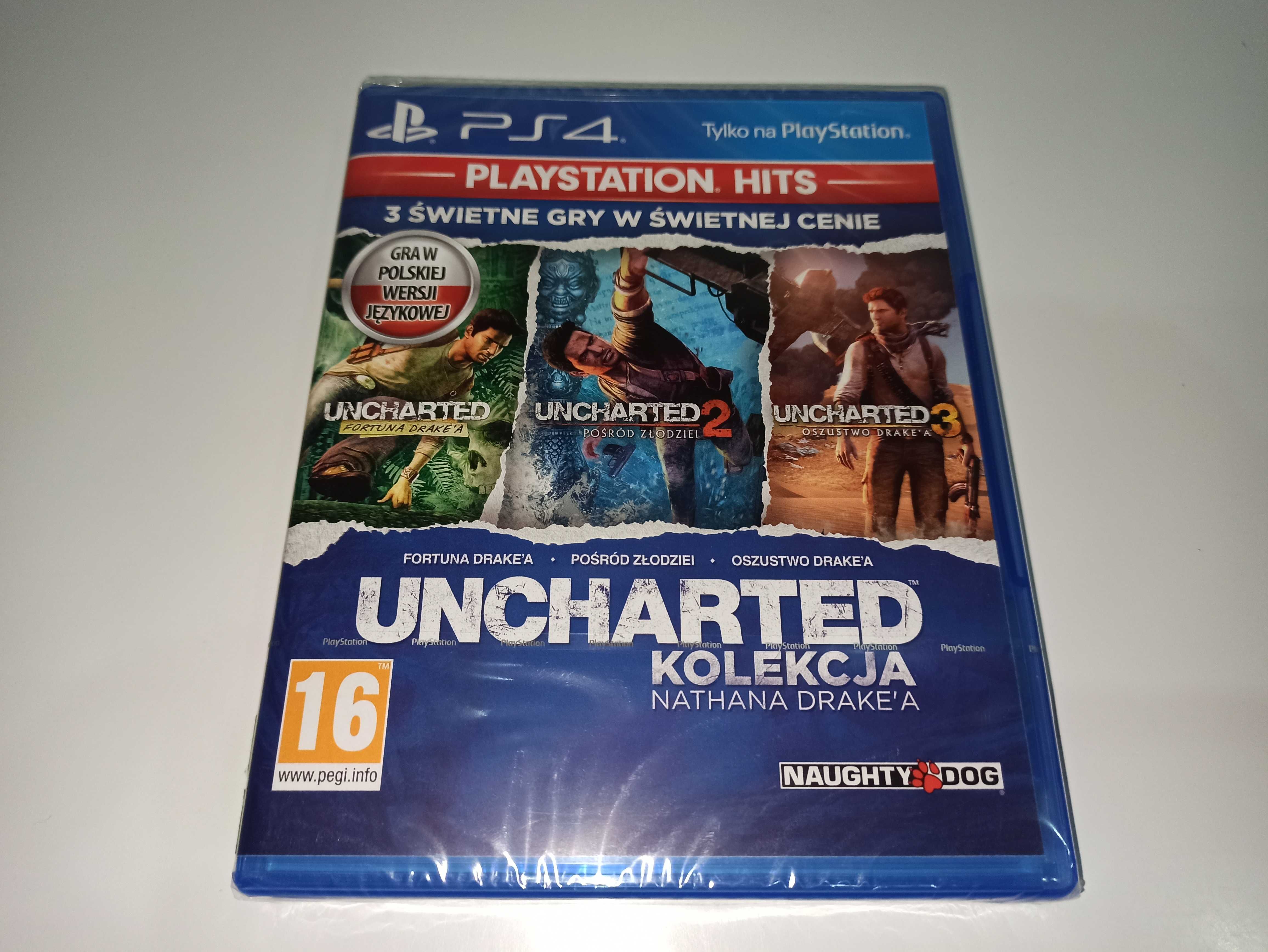 UNCHARTED KOLEKCJA NATHANA DRAKE'A postacie mówią po polsku nowa